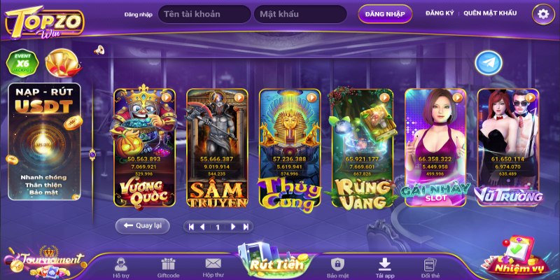 Cổng game Topzo là một địa chỉ mới ra mắt chưa lâu